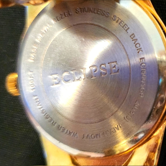 Eclipse Quartz Women's /Men's 100m Water Resistant Calendar Watch - Picture 6 of 6